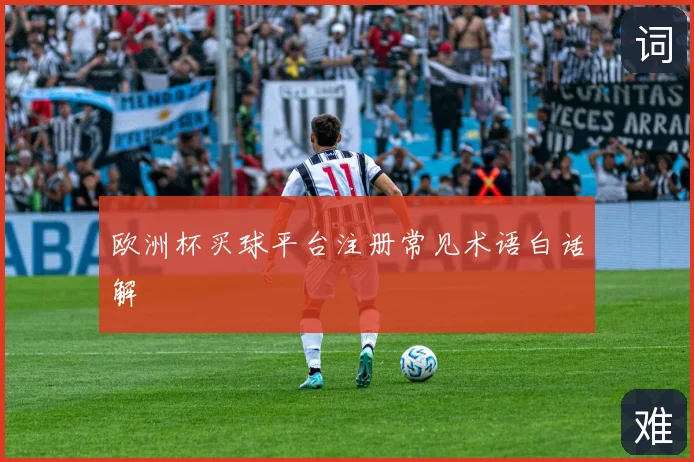 欧洲杯买球平台注册常见术语白话解